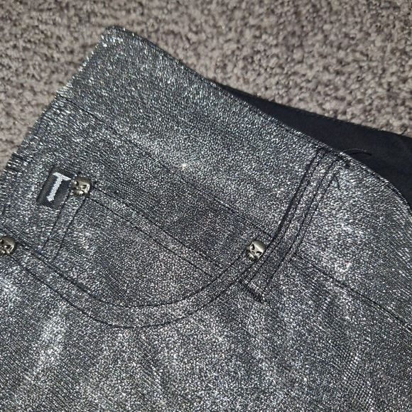 Tripp NYC Metallic Jeans Size 3/26 - Picture 6 of 9